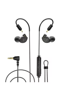   MEE AUDIO M6 PRO - Căști monitor in-ear universale cu  izolare a zgomotului, cablu detașabil - Smoke
