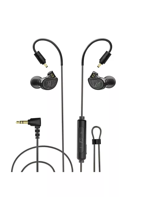 MEE AUDIO M6 PRO - Căști monitor in-ear universale cu  izolare a zgomotului, cablu detașabil - Smoke