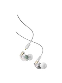   MEE AUDIO M6 PRO MKII - Căști intraauriculare profesionale cu izolare a zgomotului și cablu detașabil - Transparent