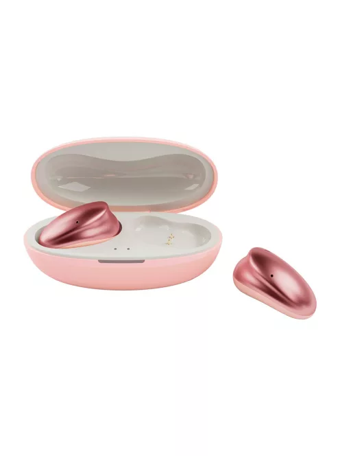 MEE AUDIO PEBBLES - Căști True Wireless Stereo (TWS) cu Bluetooth 5 IPX4 - Aur Roz