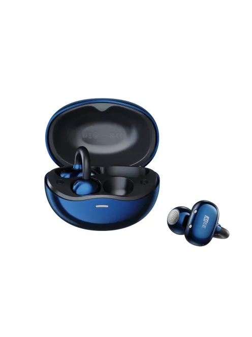 MEE AUDIO PEBBLES AIR - Complet wireless, cu agățare pe ureche (earclip), design deschis, căști Bluetooth 5.3 cu IPX4 și conectivitate multipunct - Safir