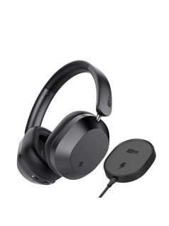   MEE AUDIO CINEMA 3D - Căști supra-aurale cu design închis Bluetooth 5.4 cu anulare activă a zgomotului (ANC) aptX Lossless LDAC