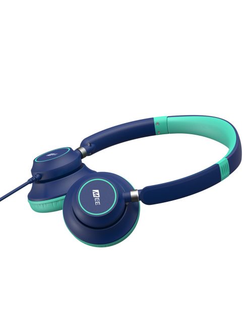 MEE AUDIO KIDJAMZ KJ45 - Căști cu fir pentru copii cu ascultare în condiții de siguranță, cu limitator de volum și microfon - Albastru