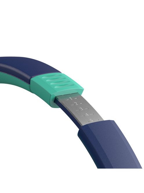 MEE AUDIO KIDJAMZ KJ45 - Căști cu fir pentru copii cu ascultare în condiții de siguranță, cu limitator de volum și microfon - Albastru