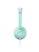 MEE AUDIO KIDJAMZ KJ45 - Căști cu fir pentru copii cu ascultare în condiții de siguranță, cu limitator de volum și microfon - Mentă