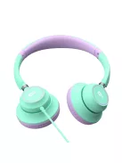 MEE AUDIO KIDJAMZ KJ45 - Căști cu fir pentru copii cu ascultare în condiții de siguranță, cu limitator de volum și microfon - Mentă