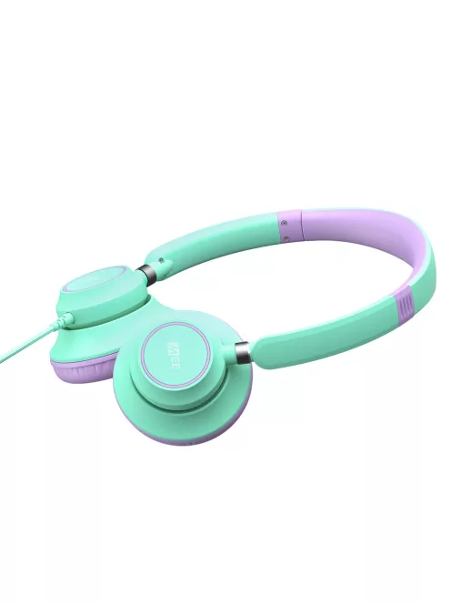 MEE AUDIO KIDJAMZ KJ45 - Căști cu fir pentru copii cu ascultare în condiții de siguranță, cu limitator de volum și microfon - Mentă