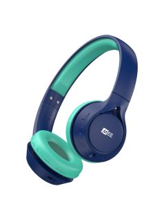   MEE AUDIO KIDJAMZ KJ45BT - Căști Bluetooth de ascultare sigură pentru copii cu limitator de volum și microfon - Albastru