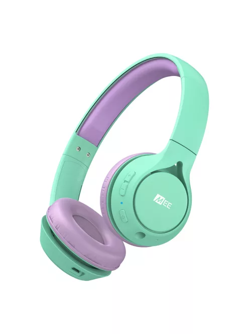 MEE AUDIO KIDJAMZ KJ45BT - Căști Bluetooth de ascultare sigură pentru copii cu limitator de volum și microfon - Mentă