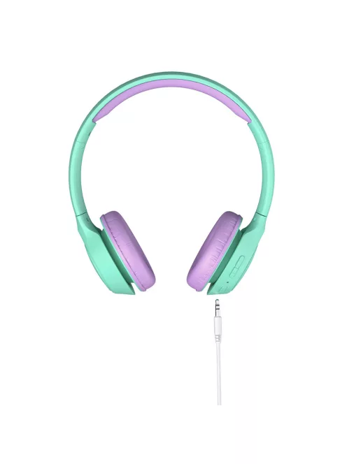 MEE AUDIO KIDJAMZ KJ45BT - Căști Bluetooth de ascultare sigură pentru copii cu limitator de volum și microfon - Mentă