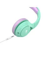 MEE AUDIO KIDJAMZ KJ45BT - Căști Bluetooth de ascultare sigură pentru copii cu limitator de volum și microfon - Mentă