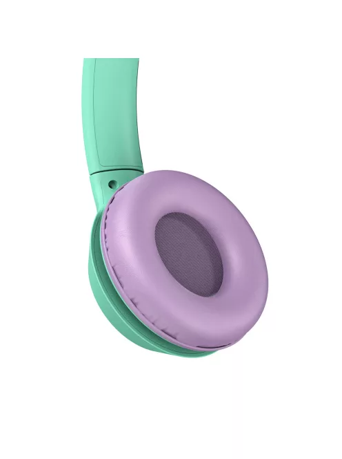 MEE AUDIO KIDJAMZ KJ45BT - Căști Bluetooth de ascultare sigură pentru copii cu limitator de volum și microfon - Mentă