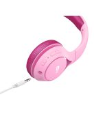 MEE AUDIO KIDJAMZ KJ45BT - Căști Bluetooth de ascultare sigură pentru copii cu limitator de volum și microfon - Roz