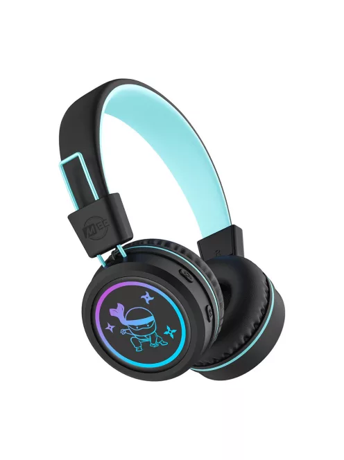 ME AUDIO KIDJAMZ KJ55BT - Căști Bluetooth cu microfon pentru copii cu presiune sonoră limitată - Negru