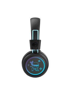   ME AUDIO KIDJAMZ KJ55BT - Căști Bluetooth cu microfon pentru copii cu presiune sonoră limitată - Negru