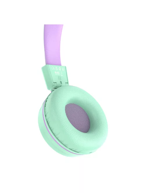 ME AUDIO KIDJAMZ KJ55BT - Căști Bluetooth cu microfon pentru copii cu presiune sonoră limitată - Mentă