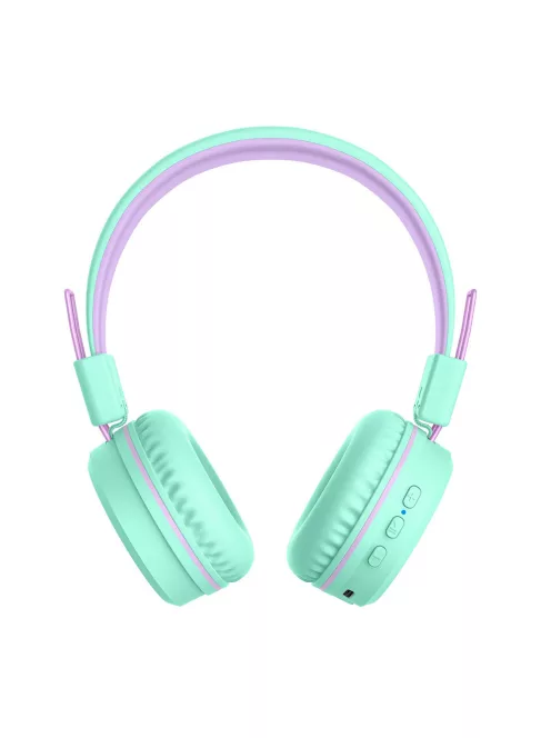 ME AUDIO KIDJAMZ KJ55BT - Căști Bluetooth cu microfon pentru copii cu presiune sonoră limitată - Mentă