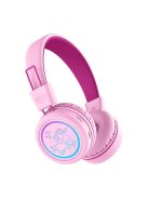 ME AUDIO KIDJAMZ KJ55BT - Căști Bluetooth cu microfon pentru copii cu presiune sonoră limitată - Roz