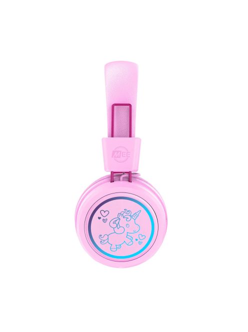 ME AUDIO KIDJAMZ KJ55BT - Căști Bluetooth cu microfon pentru copii cu presiune sonoră limitată - Roz