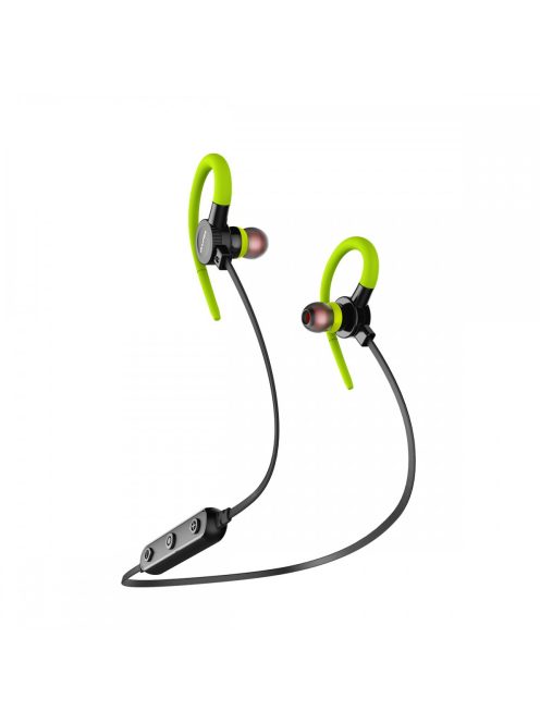AWEI B925BL - Căști de sport Bluetooth In-ear cu cârlige pentru urechi - Verde