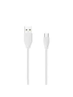 AWEI CL-982 - Cablu microUSB împletitură 1m - Alb