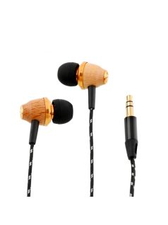 AWEI ES-Q5 - Căști In-Ear din lemn real - Bej