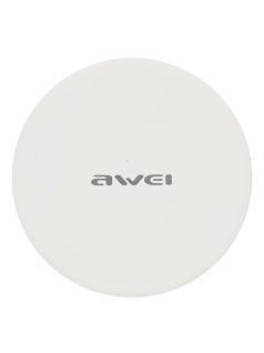   AWEI W6 - Încărcător rapid 10W ultra subțire wireless, standard certificat Qi - Alb
