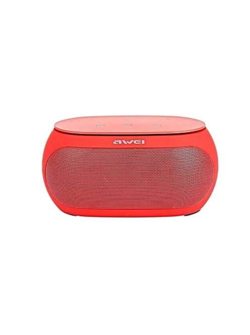AWEI Y200 - Difuzor Bluetooth portabil (2x 4,5W) cu cititor de carduri TF - Roșu