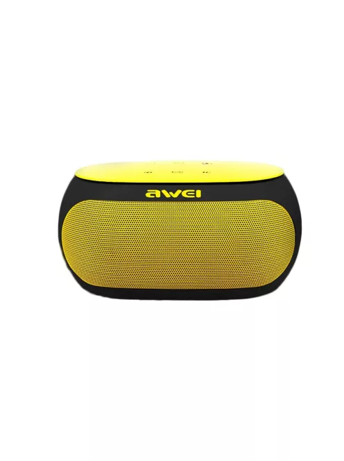 AWEI Y200 - Difuzor Bluetooth portabil (2x 4,5W) cu cititor de carduri TF - Galben