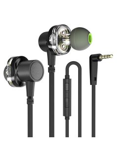  AWEI Z1 - Căști In-Ear cu două drivere dinamice, cu MIc și control al volumului - Negru