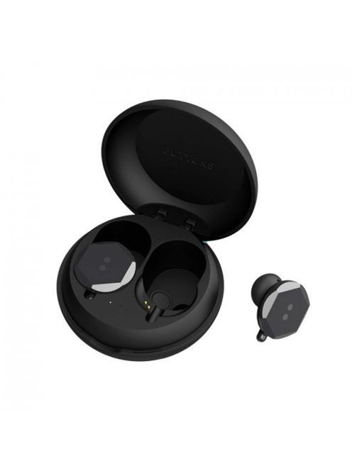 BUTTONS AIR - Căști premium stereo wireless (TWS) din ceramică, cu protecție la umezeală IPX5 - Negru