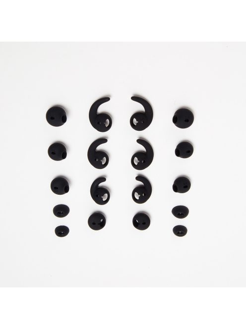 BUTTONS AIR - Căști premium stereo wireless (TWS) din ceramică, cu protecție la umezeală IPX5 - Negru