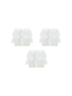   ETYMOTIC DUAL FLANGE EARTIPS - Dopuri de urechi din silicon cu două flanșe - S