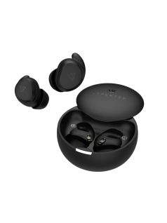   LYPERTEK SOUNDFREE S10 - True Wireless Stereo (TWS) Căști intraauriculare ultra compacte cu anulare activă a zgomotului (ANC) Încărcare wireless (Qi) Bluetooth 5.3 IPX4 - Negru