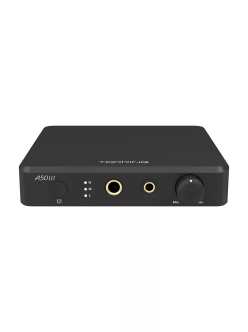 TOPPING A50 III - Amplificator de căști desktop cu amplificare simetrică NFCA - Negru