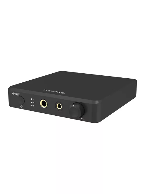 TOPPING A50 III - Amplificator de căști desktop cu amplificare simetrică NFCA - Negru