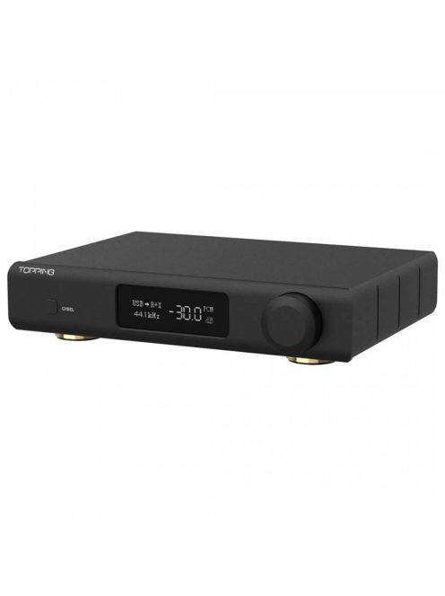TOPPING D90 III SABRE - Desktop DAC Bluetooth 5.1 aptX HD LDAC 32bit 768kHz DSD512 - Negru