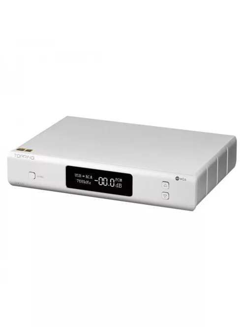 TOPPING D90LE - High-End Desktop DAC 32bit 768KHz DSD512 - Argintiu