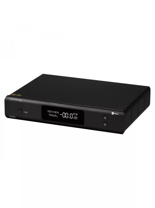 TOPPING D90SE - MQA DAC de birou de înaltă calitate 32bit 768KHz DSD512 - Negru