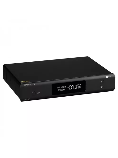 TOPPING D90SE - MQA DAC de birou de înaltă calitate 32bit 768KHz DSD512 - Negru