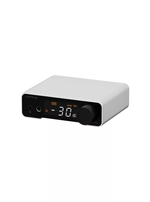 TOPPING DX1 II - DAC de birou și amplificator pentru căști 32bit 384kHz DSD256 PEQ - Alb