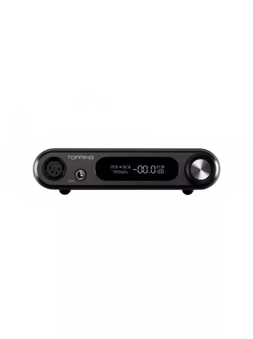 TOPPING DX5 LITE - DAC de birou de calitate superioară și amplificator pentru căști NFCA 32bit 768kHz DSD512 - Negru