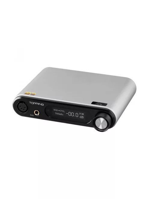 TOPPING DX5 LITE - DAC de birou de calitate superioară și amplificator pentru căști NFCA 32bit 768kHz DSD512 - Gri
