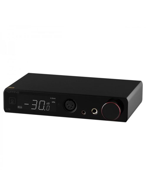 TOPPING L70 - Amplificator și preamplificator pentru căști de birou - Negru