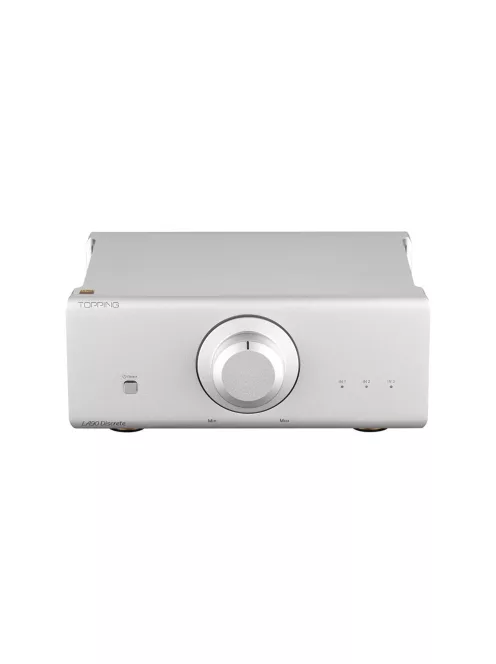 TOPPING LA90 DISCRETE - Amplificator stereo de birou balansat de calitate superioară 2x100W 4 Ohm - Argintiu