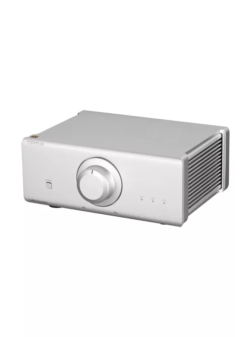 TOPPING LA90 DISCRETE - Amplificator stereo de birou balansat de calitate superioară 2x100W 4 Ohm - Argintiu