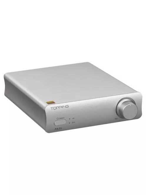 TOPPING PA3S - Amplificator stereo de birou în clasă D 2x80W - Argintiu