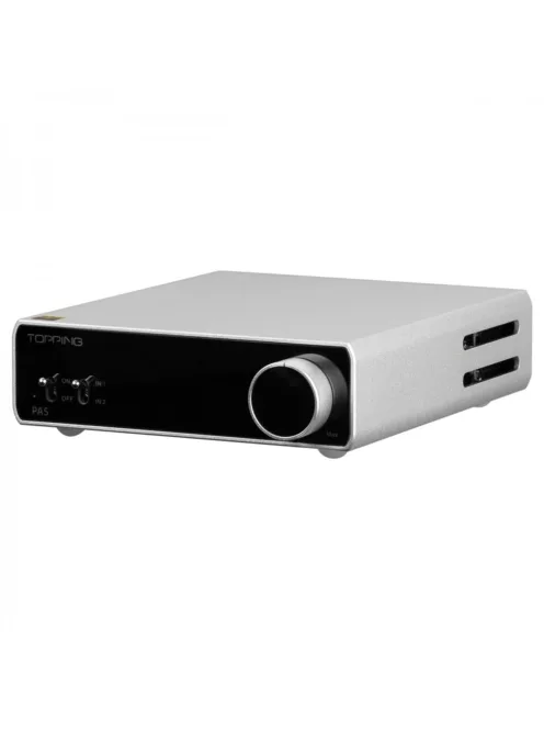 TOPPING PA5 - Amplificator stereo de birou echilibrat în clasă D 2x125W - Argintiu