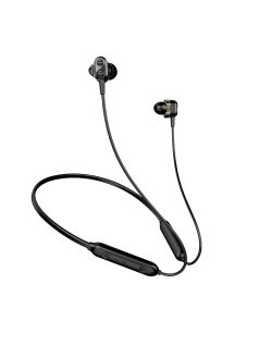   UIISII BN90J - Căști sport Bluetooth 5 Neckband cu drivere dinamice duale și protecție IPX4 - Negru