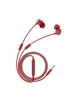   UiiSii K8 - In-Ear Headset, Hybrid driver, două microfoane, certificare Hi-Res - Roșu